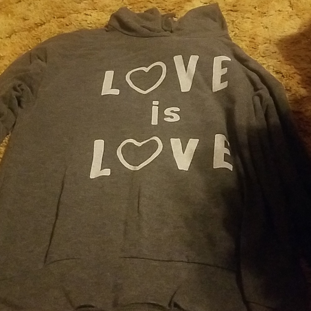 Love is love pullover hoodie - Picture 1 of 1
